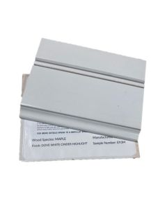 MP SAMPLE CHIP MAPLE DOVE WHITE W/CINDER