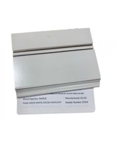 MP SAMPLE CHIP MAPLE DOVE WHITE W/COCOA