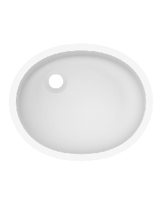 810L Cameo White Corian Lav Offset Drain