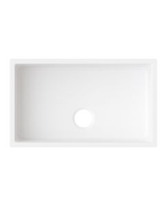 966P Bone Corian Sink
