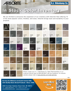 Arborite HJO Stock Flyer