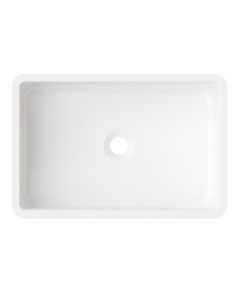 7722 Glacier White Corian Lav