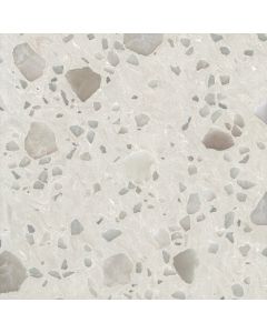 Alabaster Terrazzo 4x4 - Quartz Sample