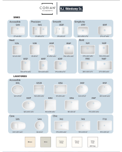 HJO CORIAN SINKS & LAVS FLYER