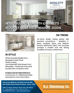 MADDIE DOOR STOCK FLYER - WOODSTAR