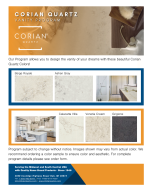 CORIAN QUARTZ VANITY FLYER